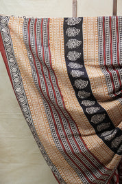 Maroon HBP Cotton Saree - SRMCS2660