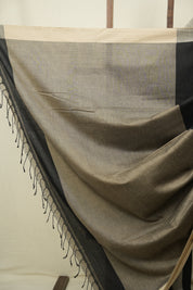 Black Bengal Cotton Saree - SRBBCS197