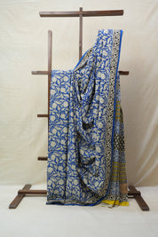 Blue HBP Cotton Saree - SRBCS2624