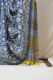 Blue HBP Cotton Saree - SRBCS2624