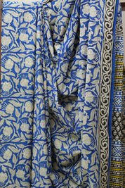 Blue HBP Cotton Saree - SRBCS2624