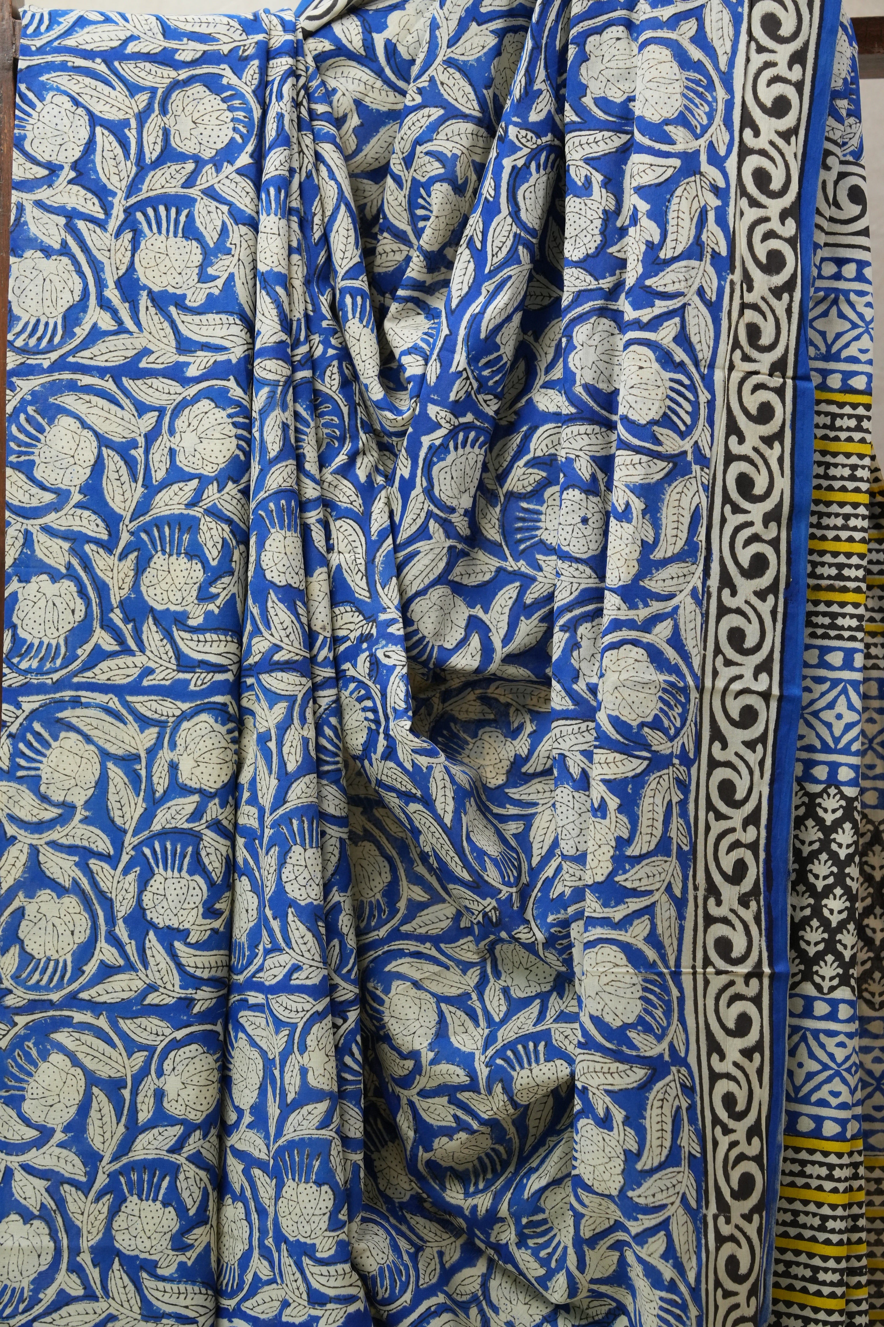 Blue HBP Cotton Saree - SRBCS2624