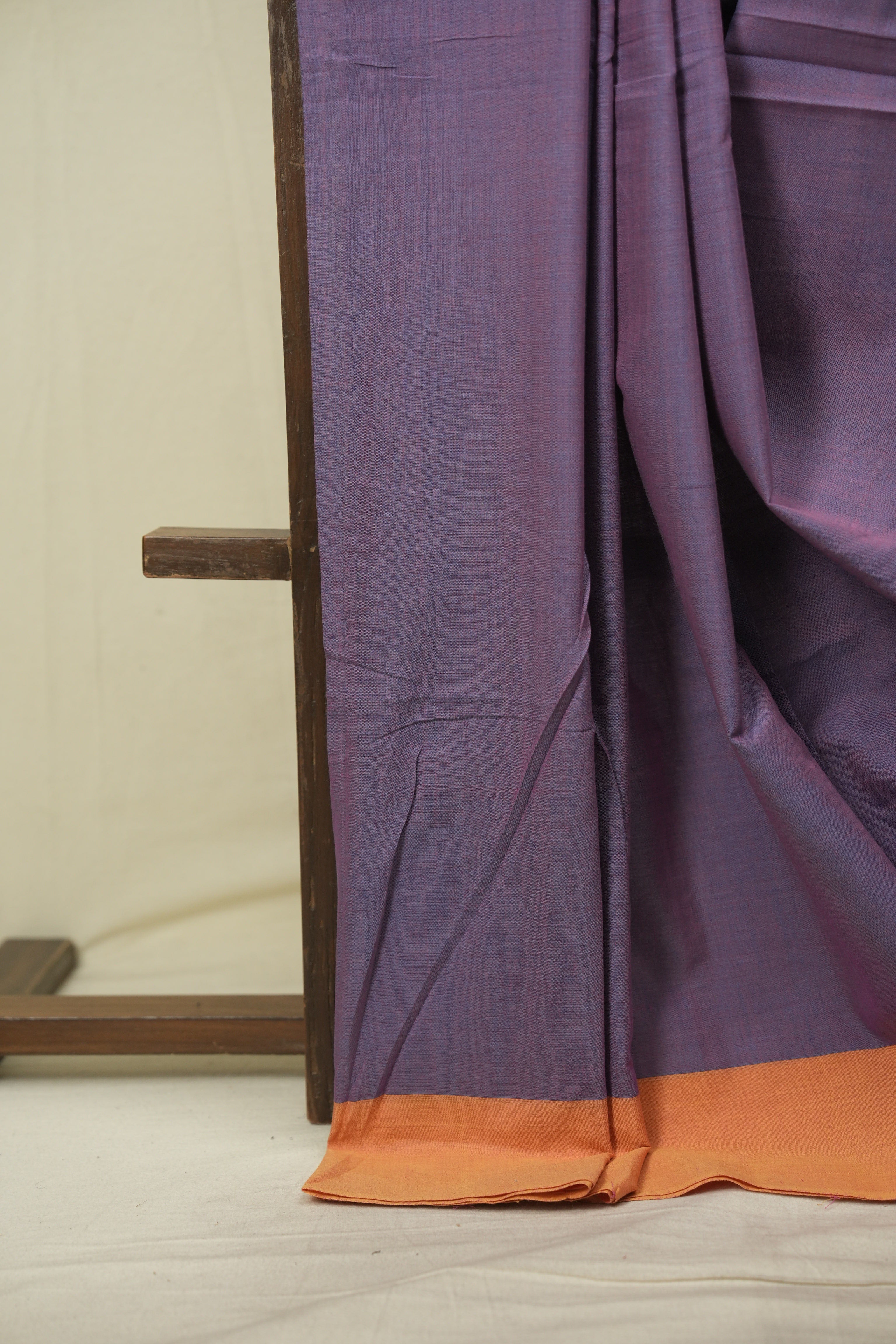 Purple Cotton Ilkal Saree - SRPCIS1071