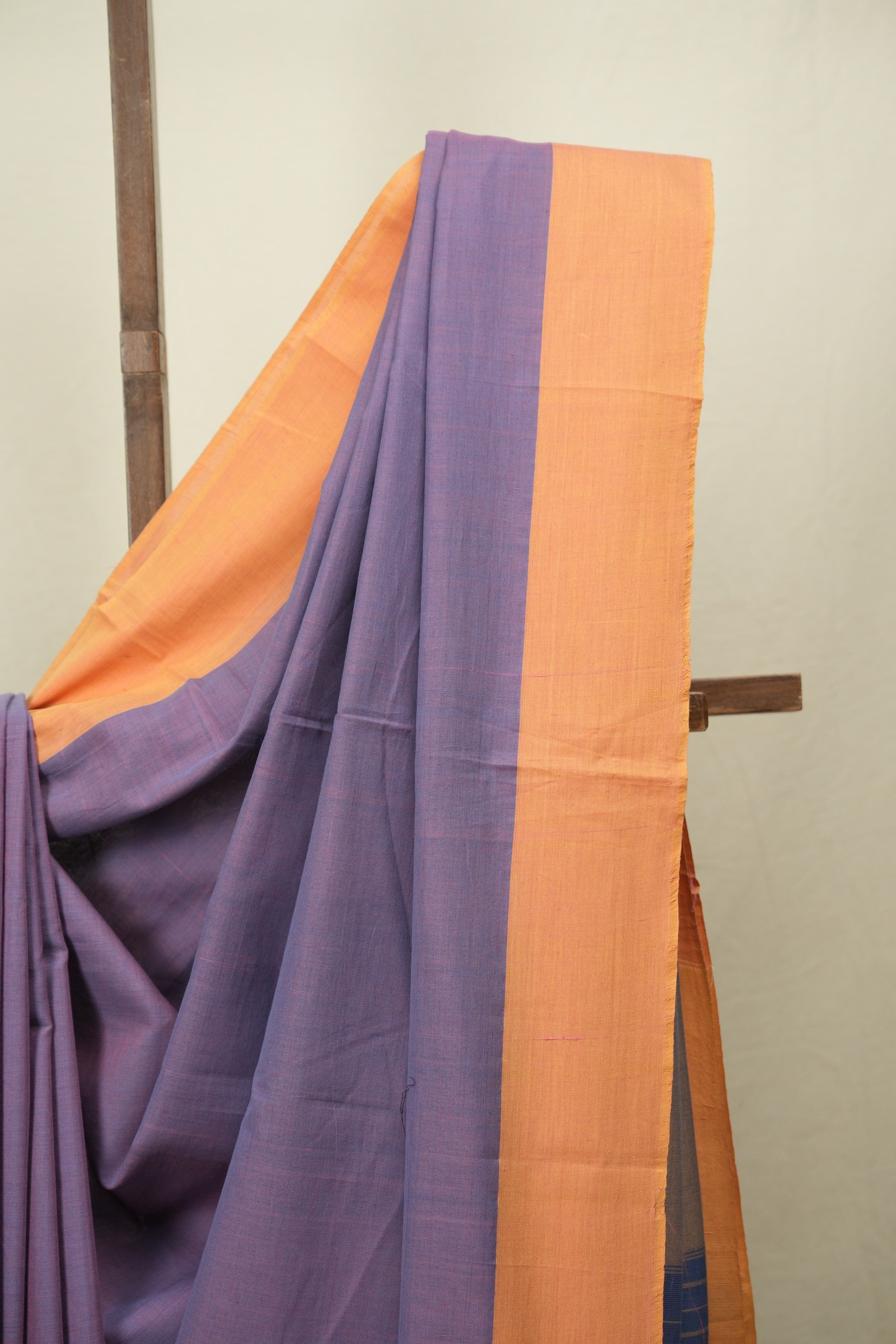 Purple Cotton Ilkal Saree - SRPCIS1071