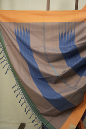 Purple Cotton Ilkal Saree - SRPCIS1071