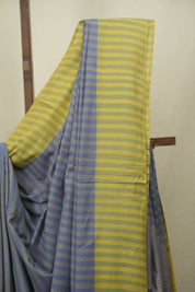 Slate Blue Cotton Ilkal Saree - SRBCIS1058