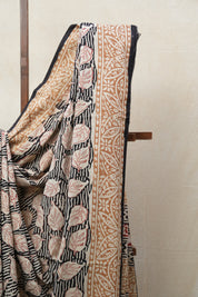 Cream HBP Cotton Saree - SRCCS2707