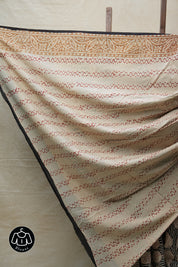 Cream HBP Cotton Saree - SRCCS2707