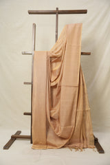 Light Pink Gold Maheshwari Tissue Saree - SRLPGMTS703