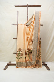 Orange HBP Cotton Saree - SROCS2703