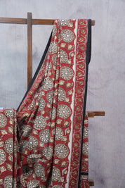 Maroon HBP Cotton Saree - SRMCS2321