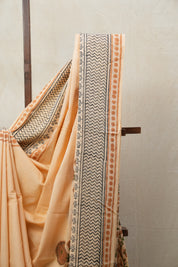 Orange HBP Cotton Saree - SROCS2703