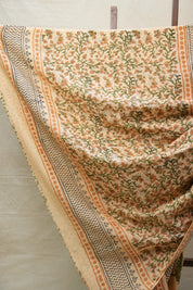 Orange HBP Cotton Saree - SROCS2703