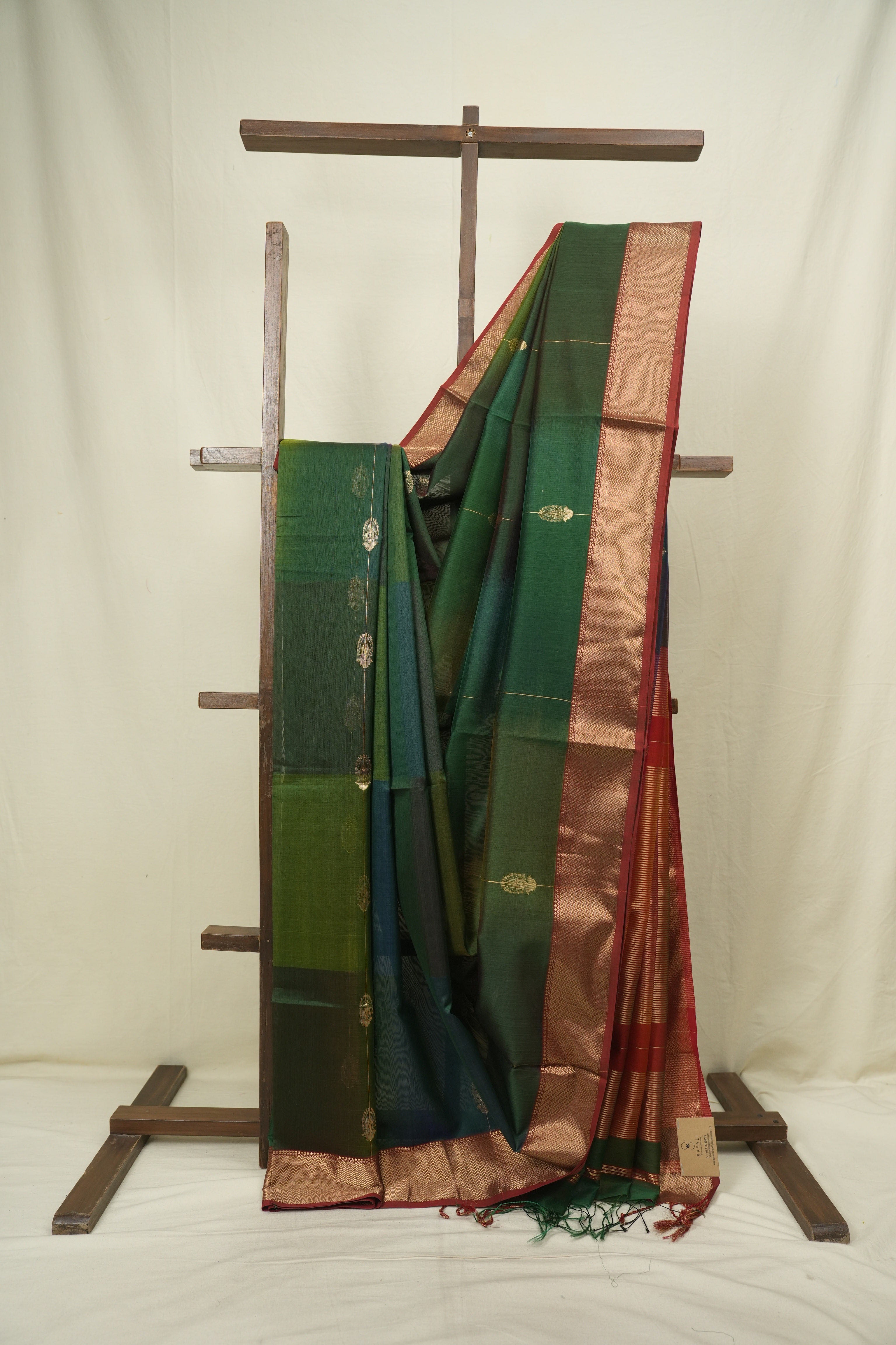 Multicolour Maheshwari Saree- SRMMS1363