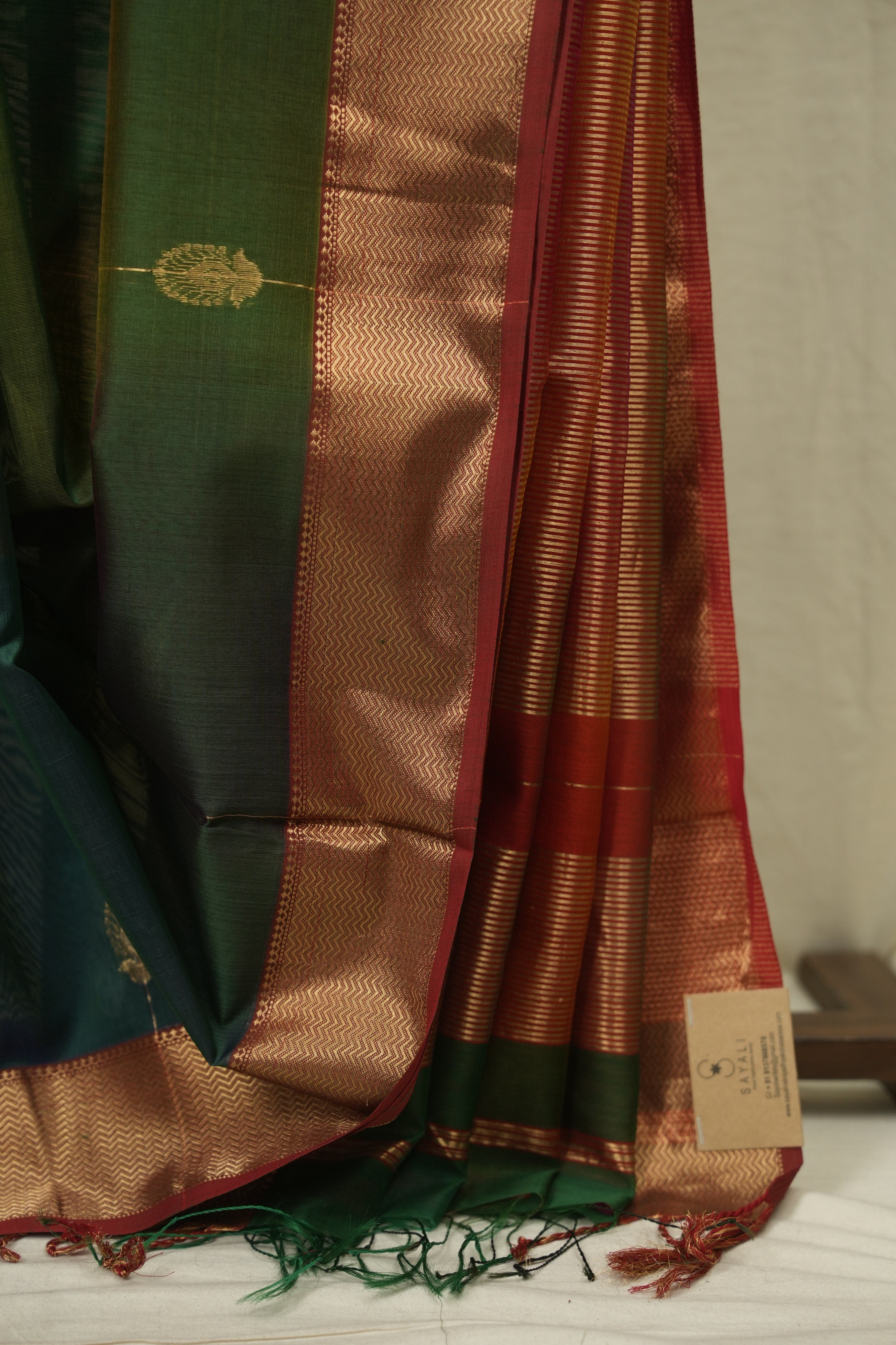 Multicolour Maheshwari Saree- SRMMS1363