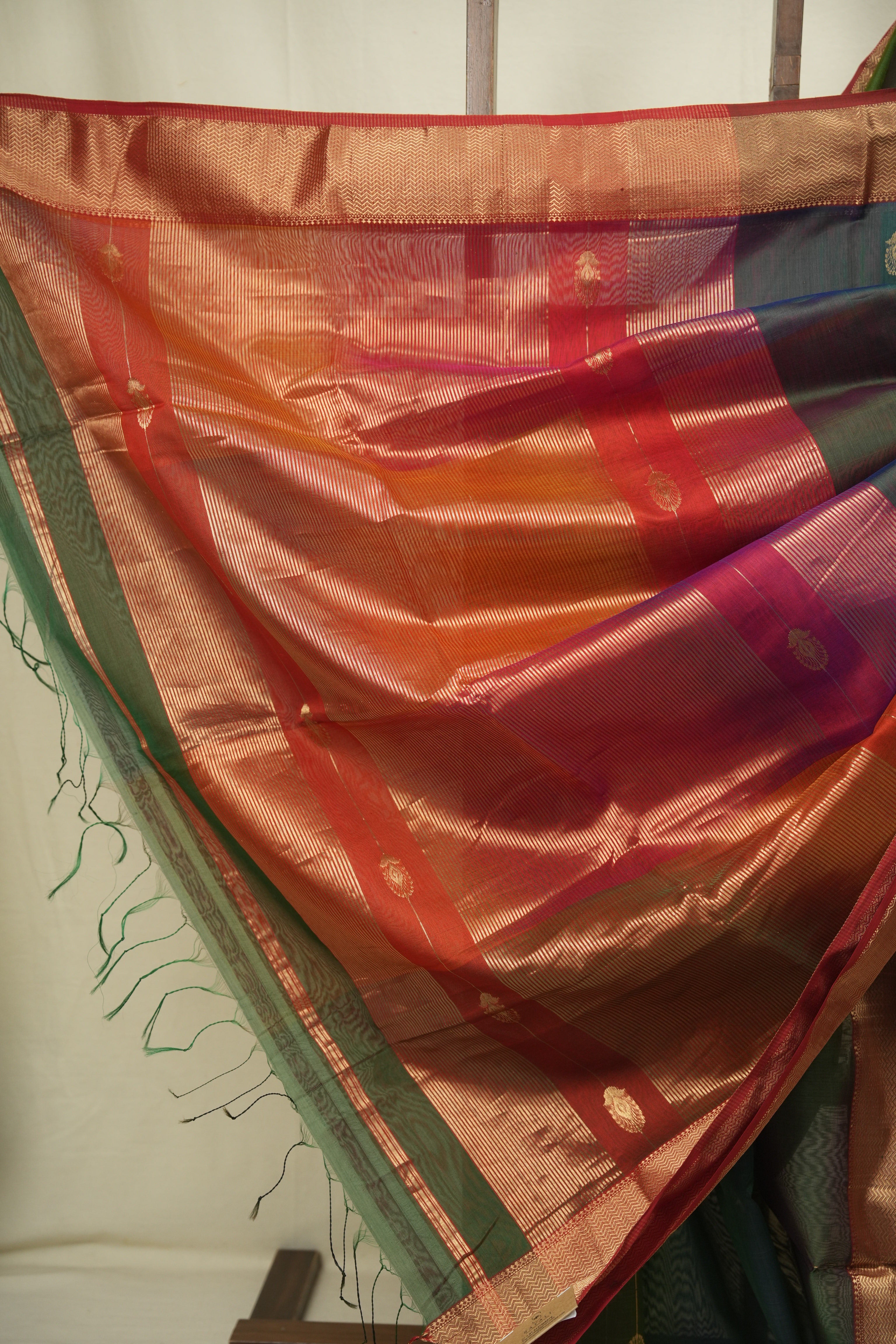 Multicolour Maheshwari Saree- SRMMS1363