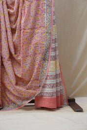 Pink HBP Cotton Saree - SRPCS2646