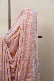 Pink HBP Cotton Saree - SRPCS2646
