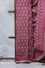 Pink HBP Cotton Saree - SRPCS2333