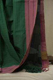 Green Cotton Ilkal Saree - SRGCIS1074