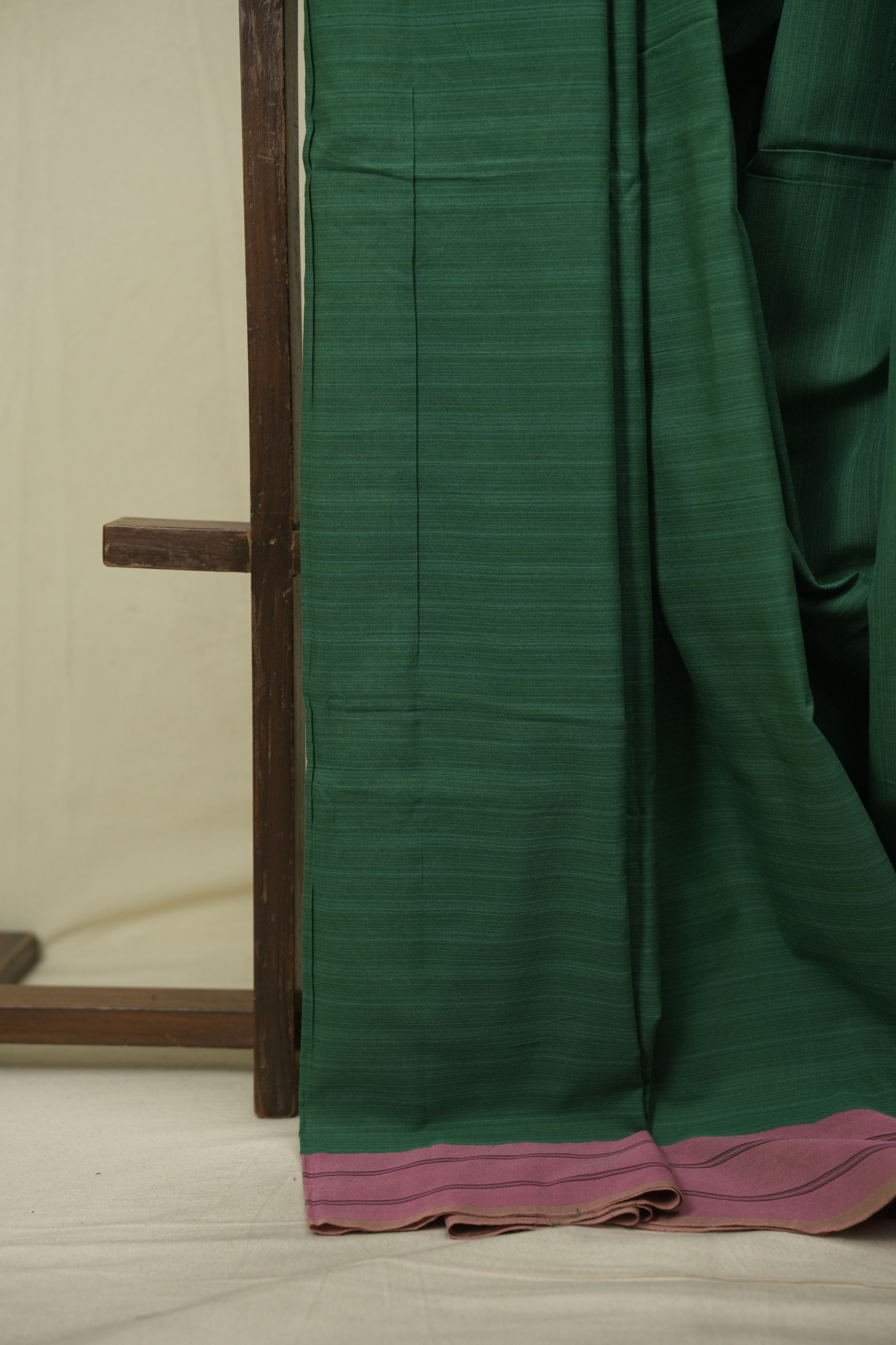 Green Cotton Ilkal Saree - SRGCIS1074