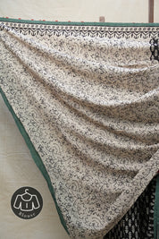 Black HBP Cotton Saree - SRBCS2615