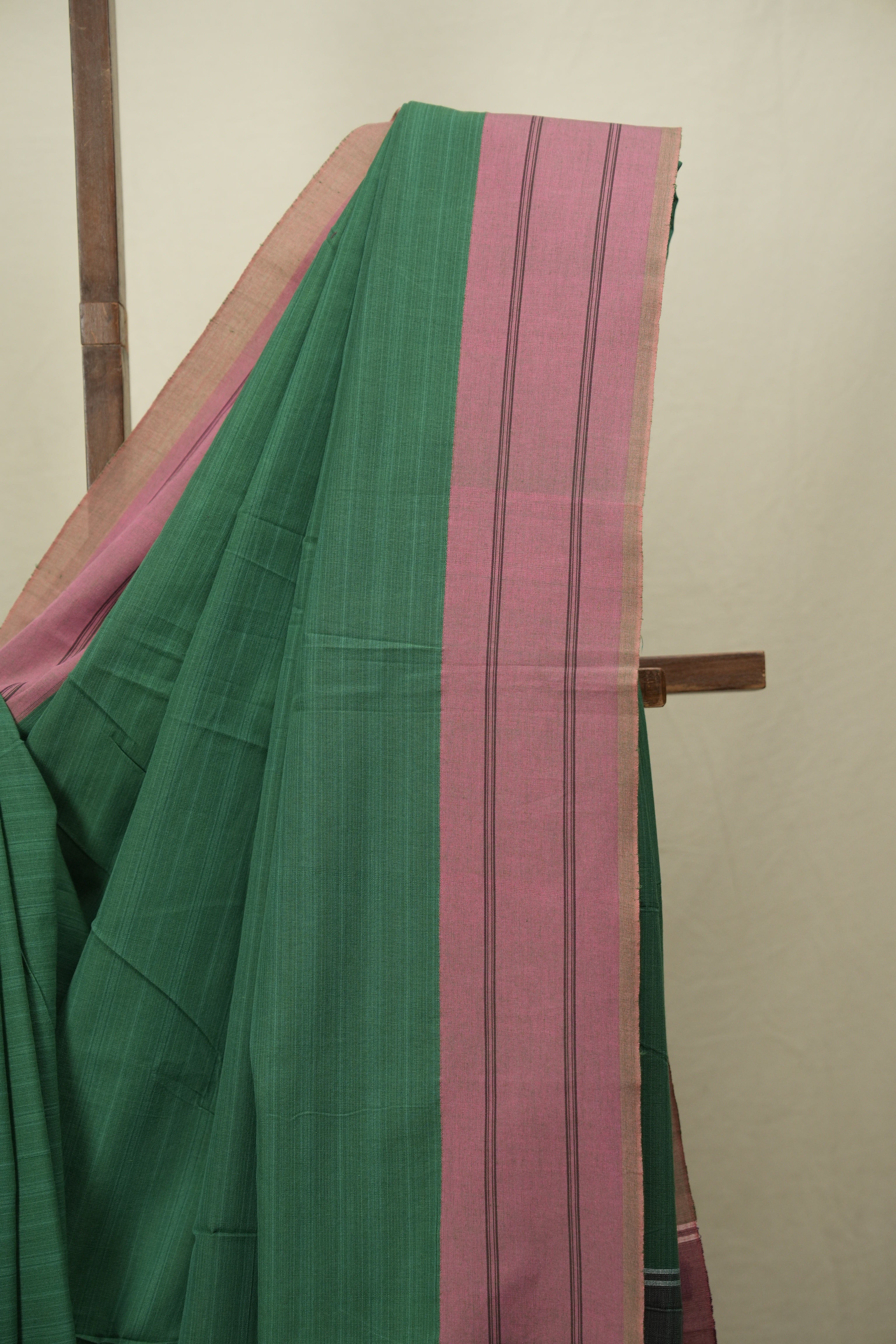 Green Cotton Ilkal Saree - SRGCIS1074