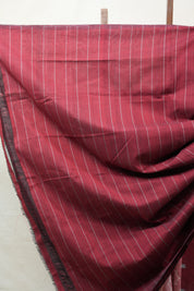 Red Pochampalli Cotton Ikat Saree - SRRPCIS449