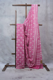 Pink HBP Cotton Saree - SRPCS2358