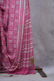 Pink HBP Cotton Saree - SRPCS2358