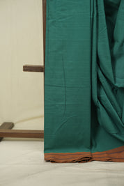 Green Cotton IIkal Saree - SRGCIS1083
