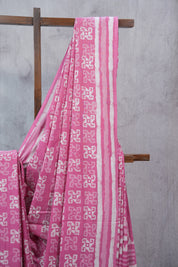 Pink HBP Cotton Saree - SRPCS2358