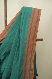 Green Cotton IIkal Saree - SRGCIS1083
