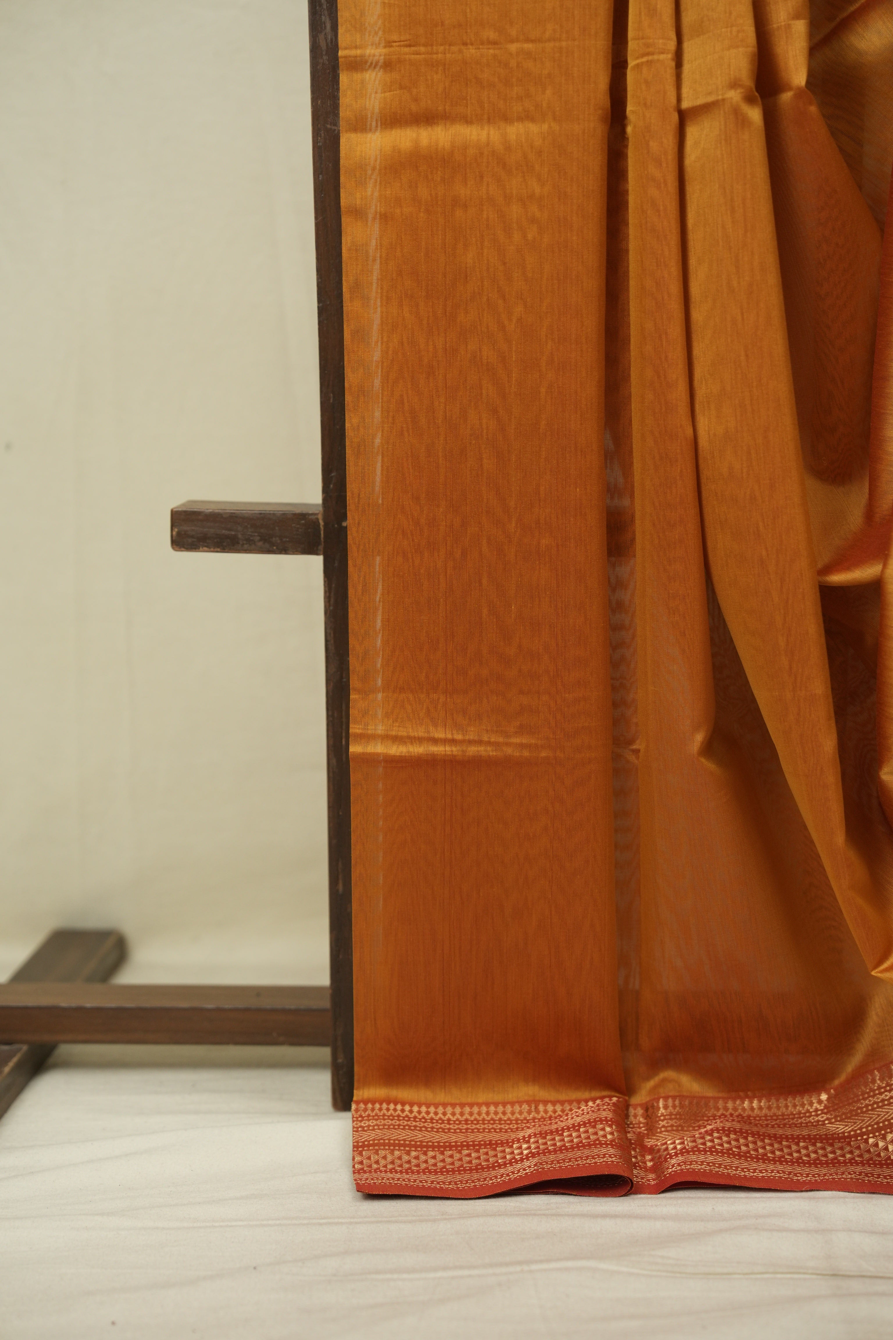 Yellow Maheshwari Saree- SRYMS1359