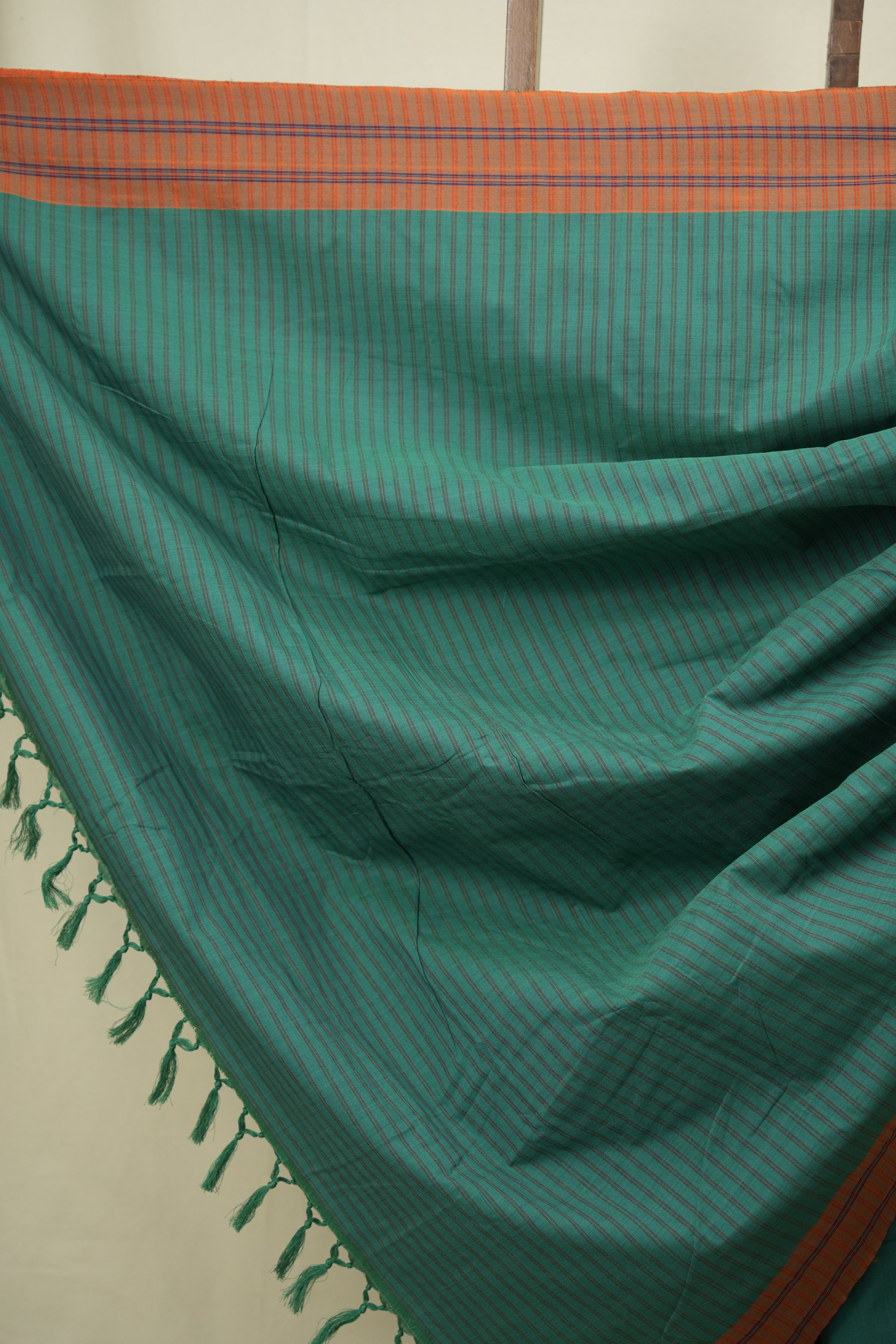 Green Cotton IIkal Saree - SRGCIS1083