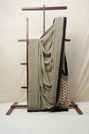 Cream HBP Cotton Saree - SRCCS2644