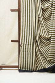 Cream HBP Cotton Saree - SRCCS2644