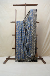 Cream HBP Cotton Saree - SRCCS2681