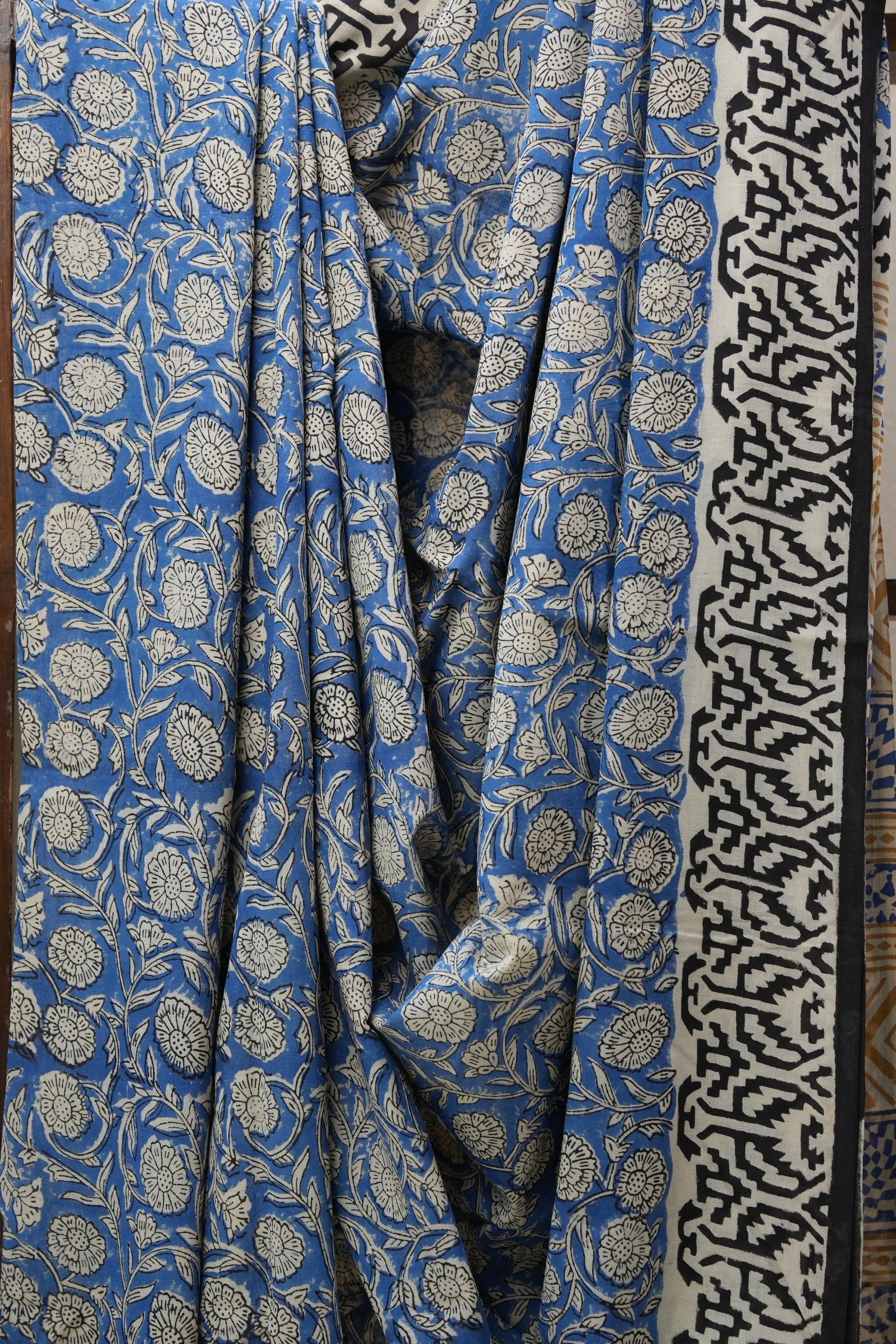 Cream HBP Cotton Saree - SRCCS2681