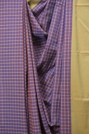 Dual Tone Purple Cotton IIkal Saree - SRDTPCIS1084