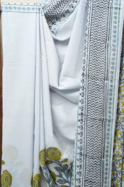 Tinted Blue HBP Cotton Saree - SRTBCS2683