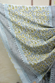 Tinted Blue HBP Cotton Saree - SRTBCS2683