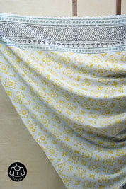 Tinted Blue HBP Cotton Saree - SRTBCS2683