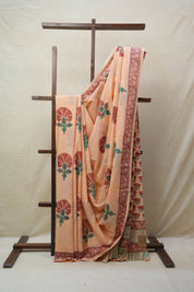 Orange HBP Cotton Saree - SROCS2685