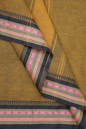 Olive Green Kanchi Cotton Saree - SROGKCS860