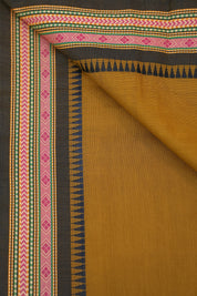 Golden Yellow Kanchi Cotton Saree - SRGYKCS864