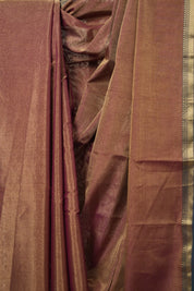 Dual Tone Pink Maheshwari Tissue Saree - SRDTPMTS696