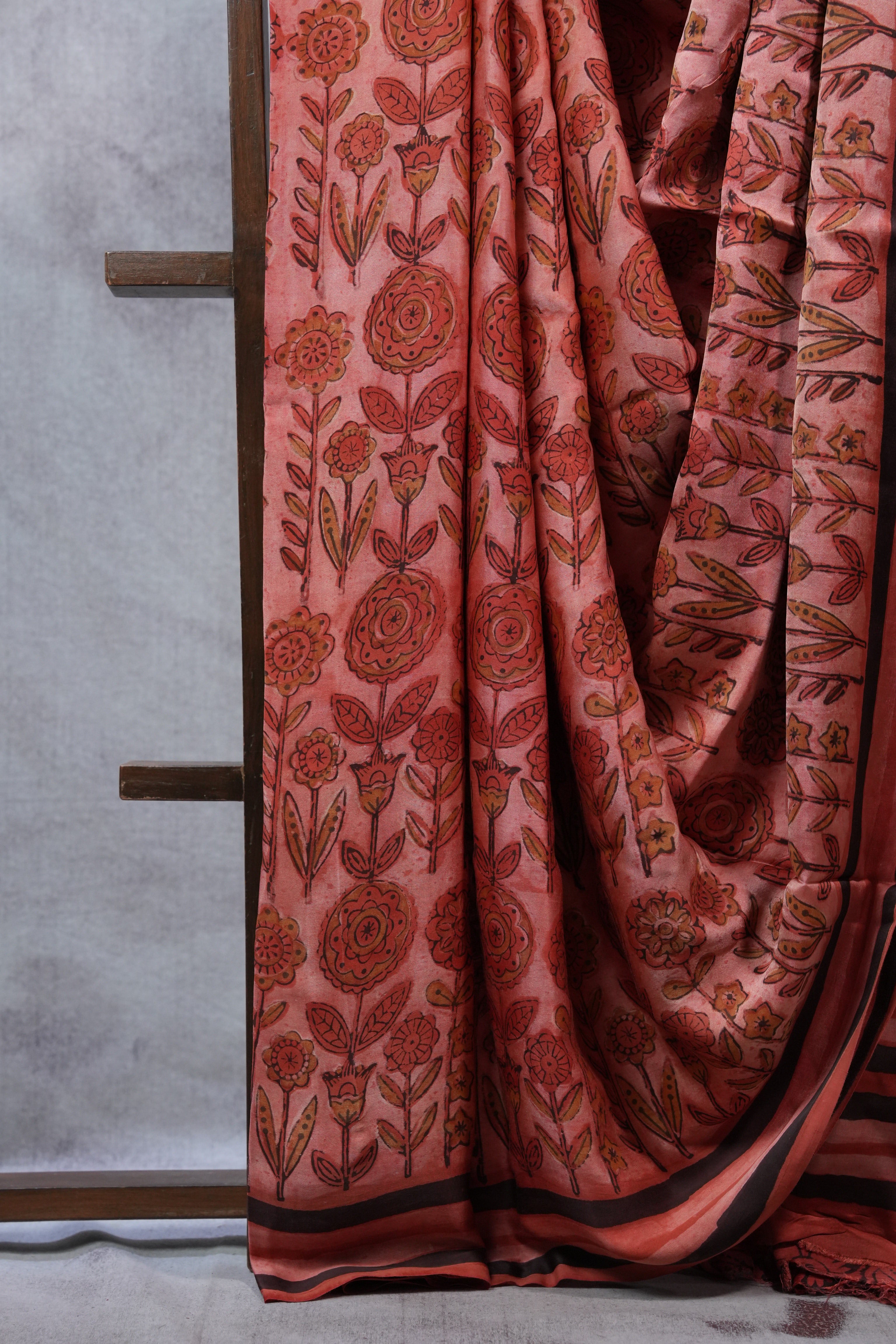 Peach HBP Modal Silk Saree - SRPMSS272