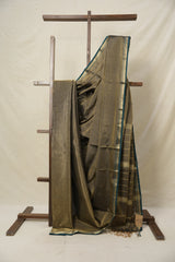 Dual Tone Green  Maheshwari Tissue Saree - SRDTGMT693