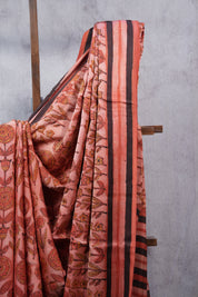 Peach HBP Modal Silk Saree - SRPMSS272